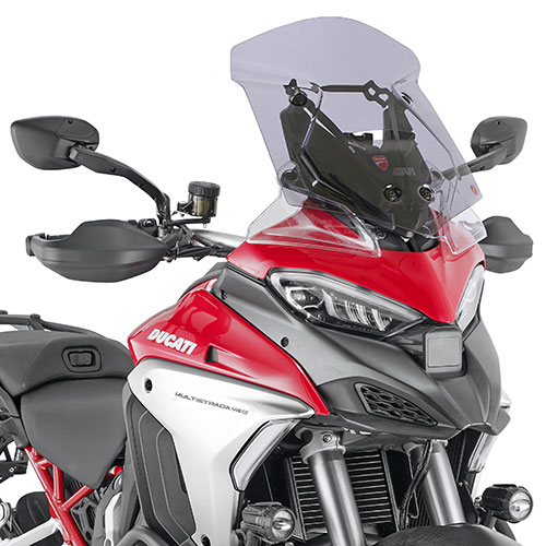 Givi SPOILER D. MULTISTRADA V4 '21 FUME' - Moottoripyörän tuulisuojat - D438669 - 1