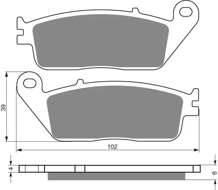 GOLDFREN Jarrupalat 022 Ceramic Carbon S3 - Moottoripyörän jarrupalat - D227869 - 1