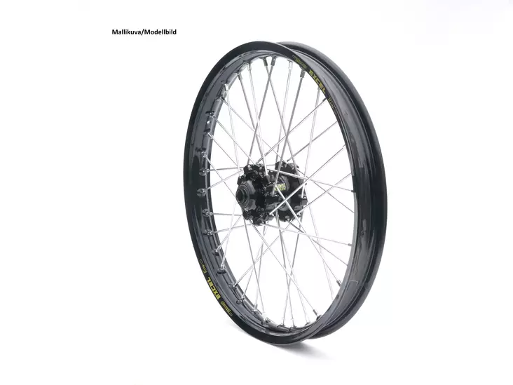 Haan wheel Tenere 700 21-1,85 BLACK HUB/BLACK RIM - Moottoripyörän täydelliset vanteet - D366399 - 1