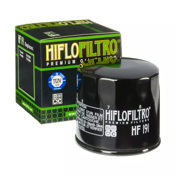 HiFlo öljynsuodatin HF191 - Moottoripyörän öljynsuodattimet - D58289 - 1