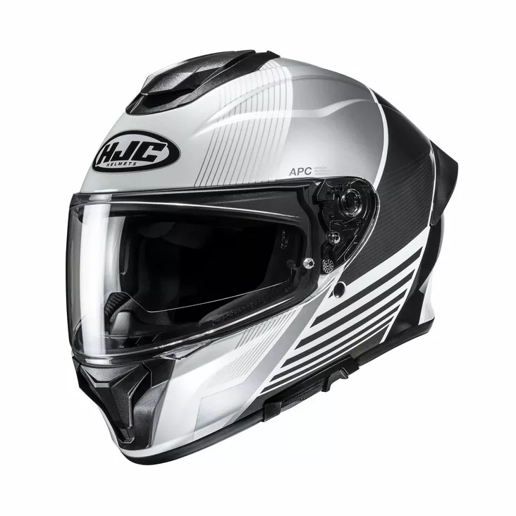 HJC Kypärä C71 Morix Valkoinen/Harmaa MC5 - Umpikypärät - D528219 - 1