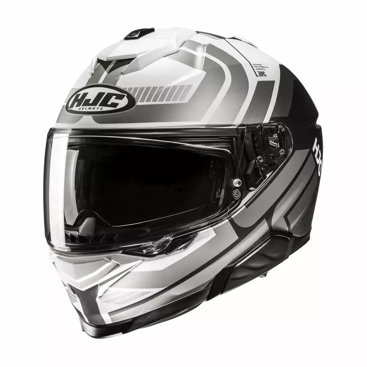 HJC Kypärä i71 Viz Valkoinen/Harmaa MC5 - Umpikypärät - D509729 - 1