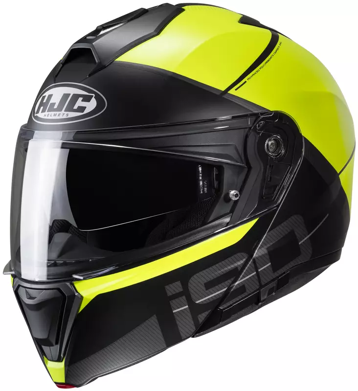 HJC Kypärä i90 May Fluo Keltainen/Musta MC3HSF - Avattavat kypärät - D454359 - 1