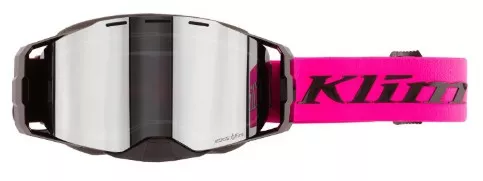 KLIM Edge eFire Goggle Slope Pink Glo Dark Smoke Silver Mirror