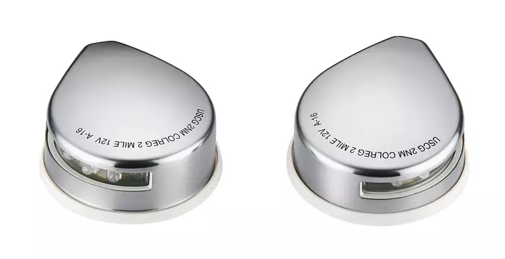 Kulkuvalopari LED - kiillotettu RST - Veneen Kulkuvalot - D498099 - 1
