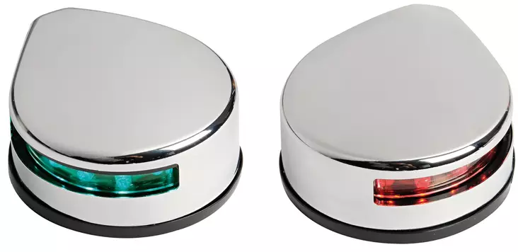 Kulkuvalopari LED Evoled - kiillotettu RST - Veneen Kulkuvalot - D125199 - 1