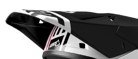 Leatt Lippa GPX 3.5 Junior valkoinen - Offroad kypärien lipat - D255979 - 1