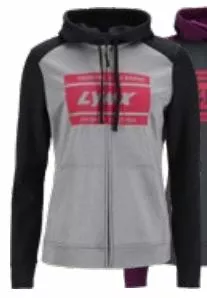 LYNX SIGNATURE ZIP NAISTEN HUPPARI HEATHER GREY - Lynx Vapaa-aika - 127349 - 1