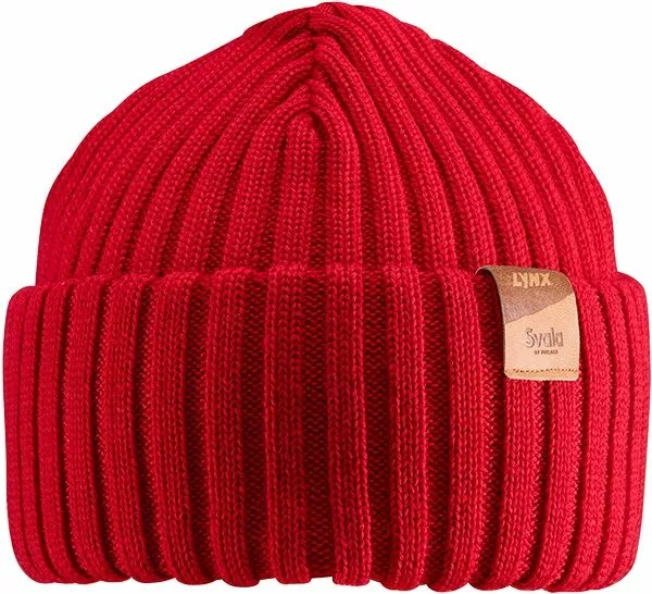 LYNX x Svala MERINO URBAN BEANIE PUNAINEN - Lynx Vapaa-aika - 127369 - 1
