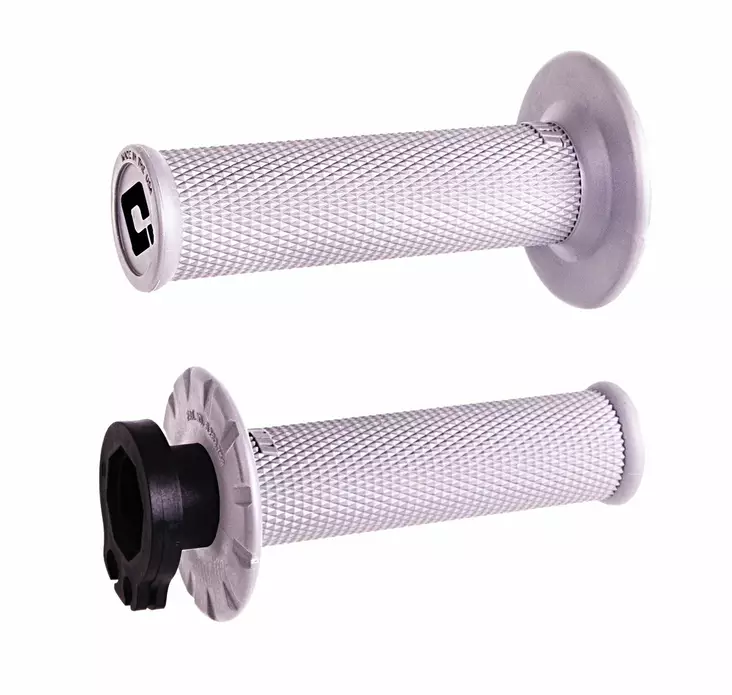 ODI No-Waffle MX V2 Lock-On Grip White (Pro Soft) - Moottoripyörän kahvakumit - D509899 - 1