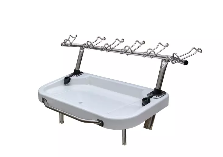 OS BAIT BOARD X-LARGE - PLUG IN MOUNT - DELUXE STAINLESS KIT - Veneen Syöttilaatikot & -pöydät - D240989 - 1