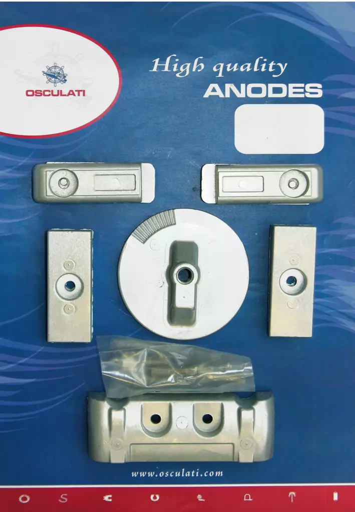 Osculati anodisarja (alu) Mercury Verado 6 - Anodisarjat - D383409 - 1