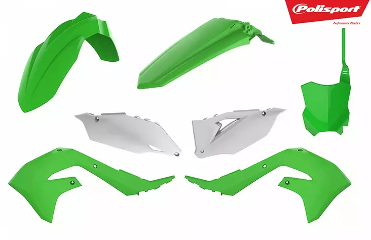 Polisport plastic kit KX250F 21-24 KX450 19-23 OEM19 (1) - Moottoripyörän muovisarjat - D272749 - 1