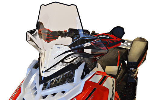 Powermadd Tuulilasi Polaris Axys Korkea 20.5" - Moottorikelkan tuulilasit - D245509 - 1