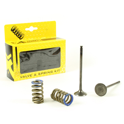 ProX Steel Exhaust Valve/Spring Kit KTM250SX-F '13-15 - Moottoripyörän kannen venttiilit - D168829 - 1