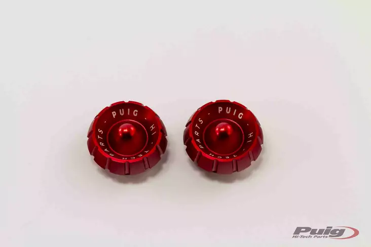 Puig Can End Bar Mod. Thruster Universal C/Red - Moottoripyörän ohjaustangot päät - D302519 - 1
