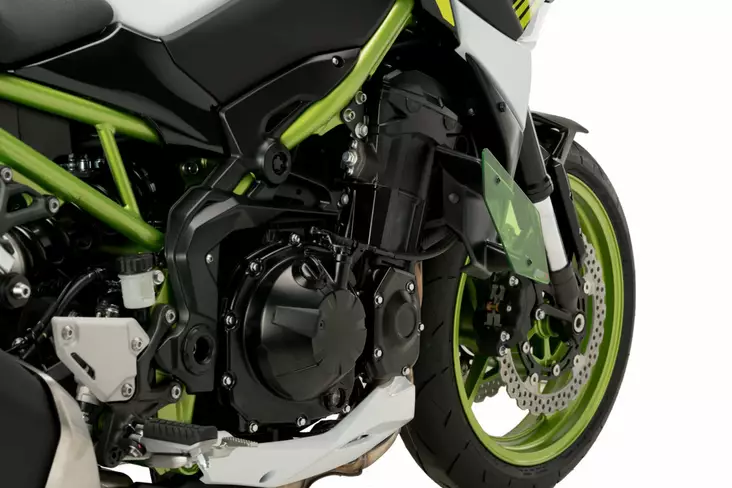 Puig Downforce Naked Side Spoilers Kawasaki Z900 20' C/Green - Moottoripyörän katteet & tuulenohjaimet - D407039 - 1