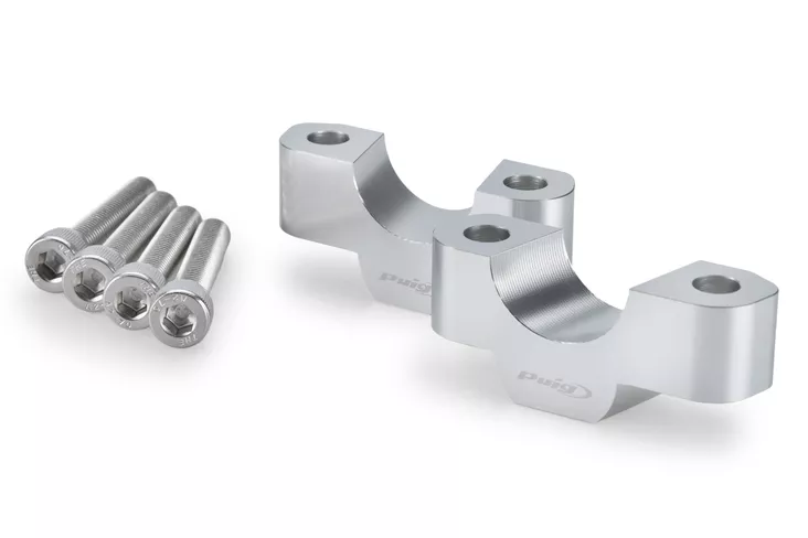 Puig Handlebar Riser Diam. 29Mm / Height 20Mm Triumph T - Moottoripyörän ohjaustangon kiinnikkeet - D529399 - 1