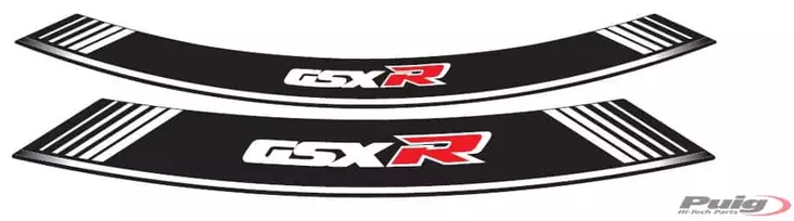 Puig Kit 8 Rim Strips Gsxr C/White - Moottoripyörän vanneteipit - D298669 - 1
