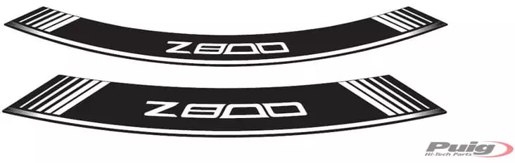 Puig Kit 8 Rim Strips Z800 C/White - Moottoripyörän vanneteipit - D299869 - 1