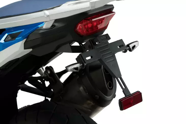 Puig License Support Honda Crf1100L Africa Twin C/Black - Moottoripyörän kilven kiinnikket - D357949 - 1