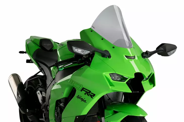 Puig R-Racer Screen Kawasaki Zx-10R/Rr 21' C/Smoke - Moottoripyörän tuulisuojat - D406919 - 1