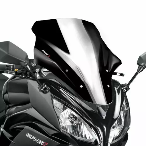 Puig Racing Screen Kawasaki Er6F 12-17 C/Black - Moottoripyörän tuulisuojat - D299169 - 1