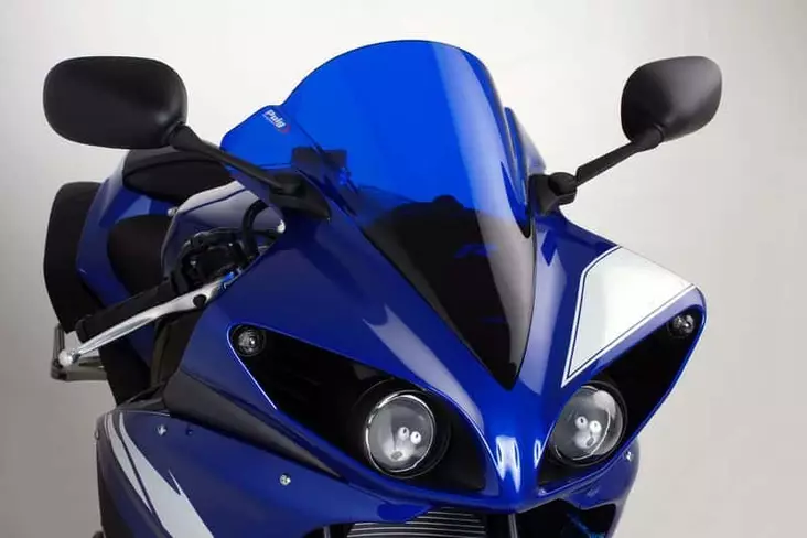 Puig Racing Screen Yamaha R1 09-14' C/Blue - Moottoripyörän tuulisuojat - D298349 - 1