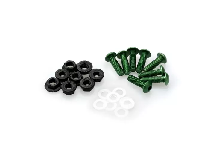 Puig Screw Kit C/Green - Moottoripyörän tuulisuojien tarvikkeet - D296709 - 1