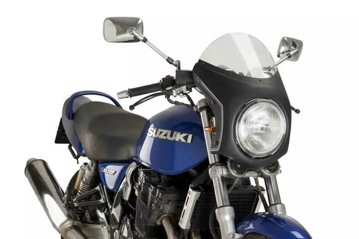 Puig Semifairing C/Black Diam.195Mm Windshield C/Smoke - Moottoripyörän tuulisuojat - D302739 - 1