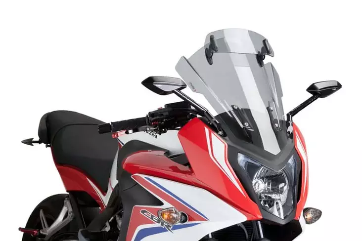Puig Touring Screen With Visor Honda Cbr650F 14'-17' C/ - Moottoripyörän tuulisuojat - D300969 - 1