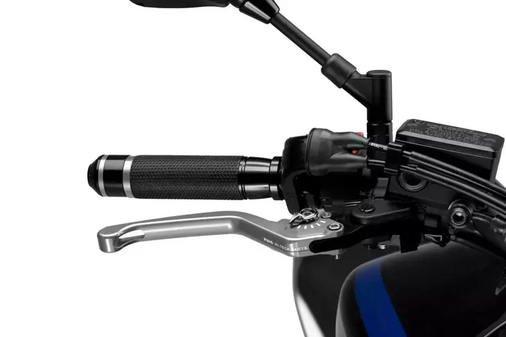 Puig Unfoldable Brake Lever 3.0. C/Silver Selector C/Si - Moottoripyörän vivut ja vivunrungot - D358169 - 1