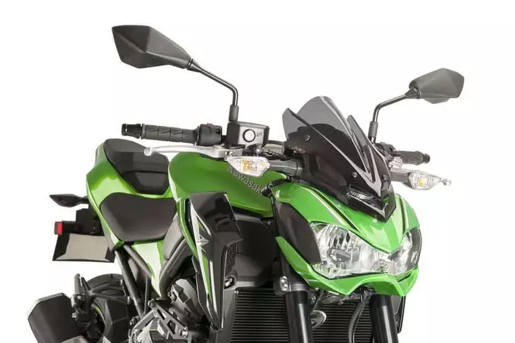 Puig Windshield. N.G. Sport Kawasaki Z900 17-18'C/Dark - Moottoripyörän tuulisuojat - D302929 - 1