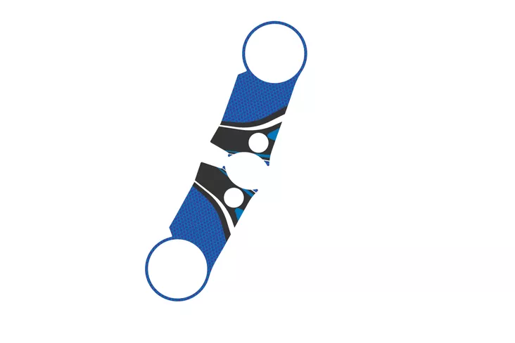 Puig Yoke Protector Radikal Honda Cbr 600 Rr 24' C/Blu - Moottoripyörän tarrasarjat - D536929 - 1