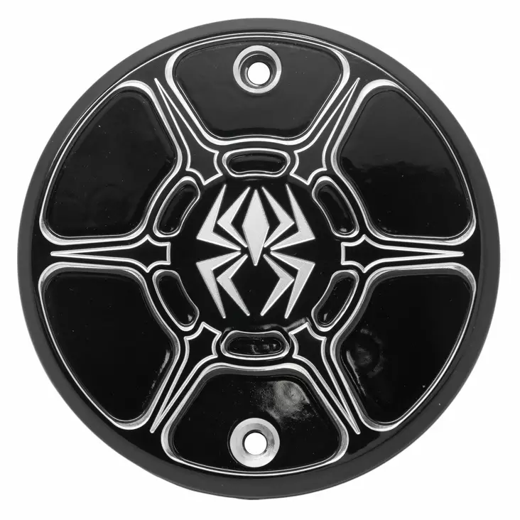 Rekluse Derby Cover - Black Gloss - Indian Scout - Moottoripyörän moottorin kopat - D360839 - 1