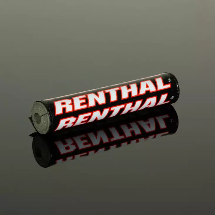 Renthal Trial Pehmuste Musta/Punainen (7,5") - Moottoripyörän ohjaustangon pehmusteet - D446339 - 1
