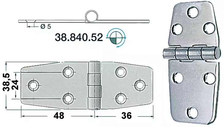 S.S Sarana 88x38 mm - Veneen Saranat - D124779 - 1