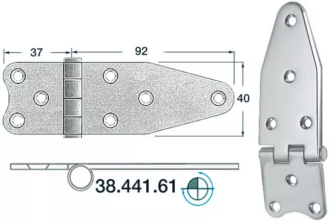 Sarana 129x40 - Veneen Saranat - D124699 - 1