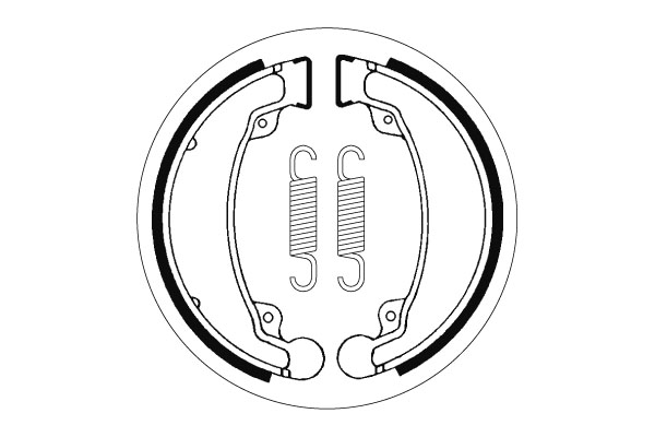 Sbs Jarrukengät - Moottoripyörän jarrukengät - D2419 - 1