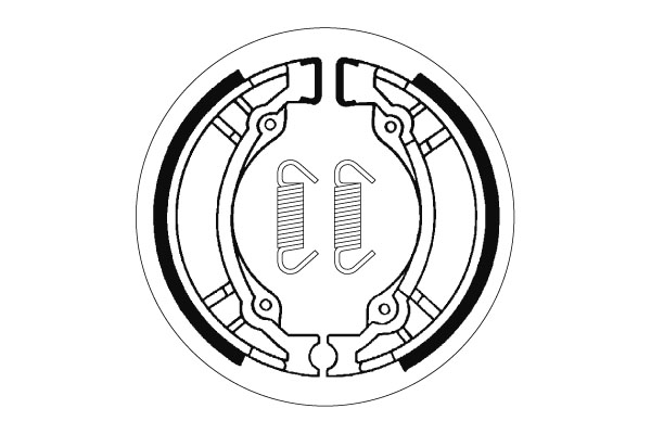 Sbs Jarrukengät - Moottoripyörän jarrukengät - D2449 - 1