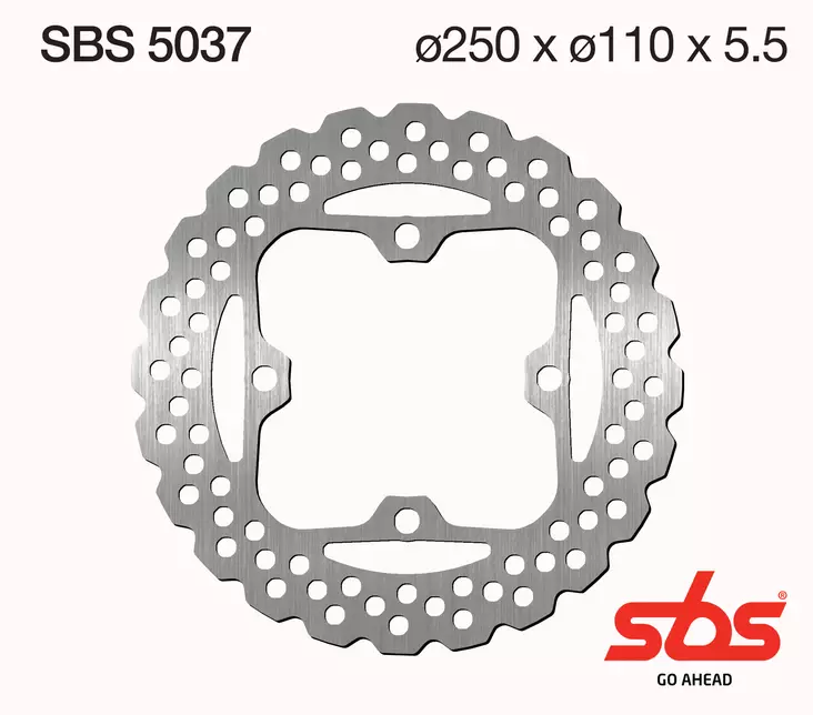 Sbs Jarrulevy Standard - Moottoripyörän jarrulevyt - D241669 - 1
