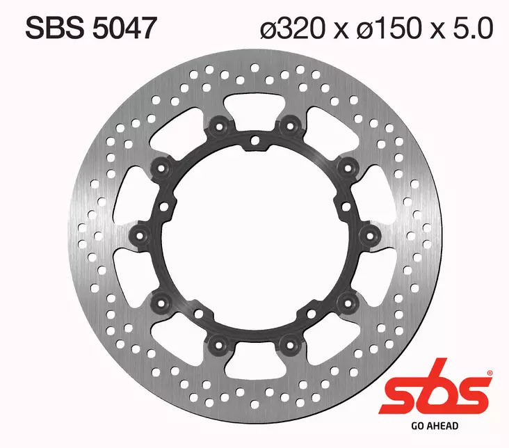 Sbs Jarrulevy Standard - Moottoripyörän jarrulevyt - D241679 - 1