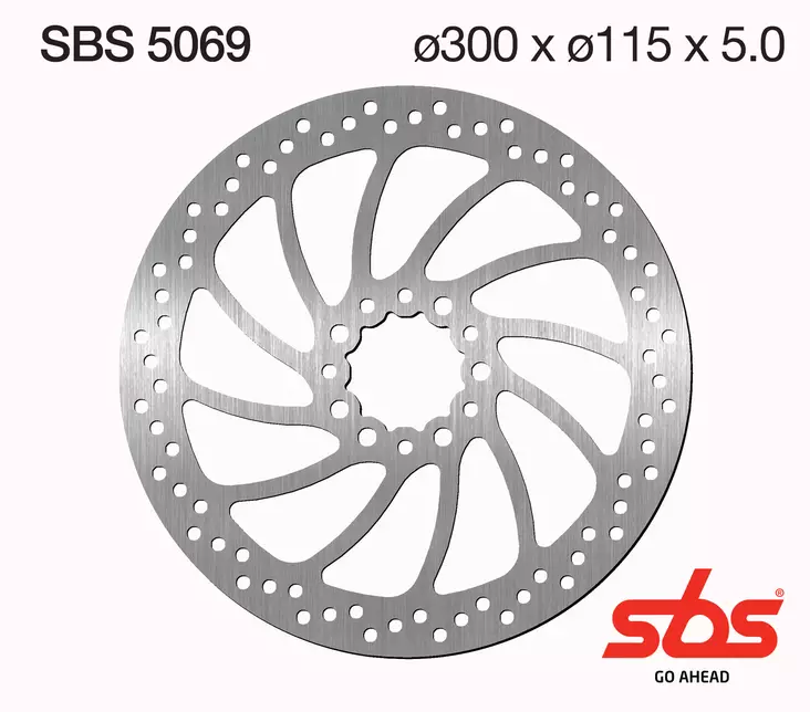 Sbs Jarrulevy Standard - Moottoripyörän jarrulevyt - D241699 - 1