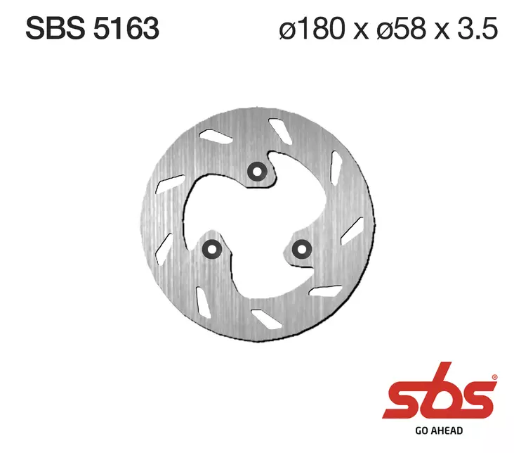 Sbs Jarrulevy Standard - Moottoripyörän jarrulevyt - D241779 - 1
