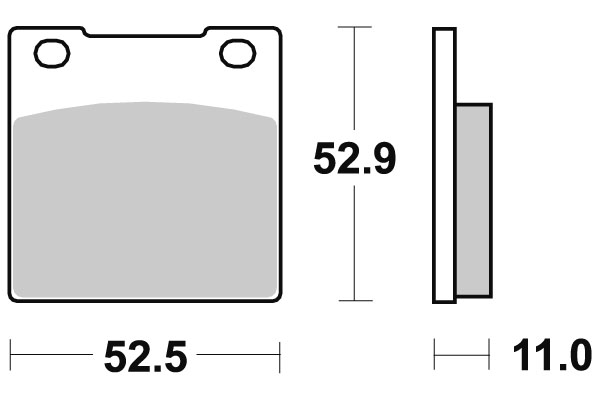 Sbs Jarrupalat Ceramic - Moottoripyörän jarrupalat - D2489 - 1