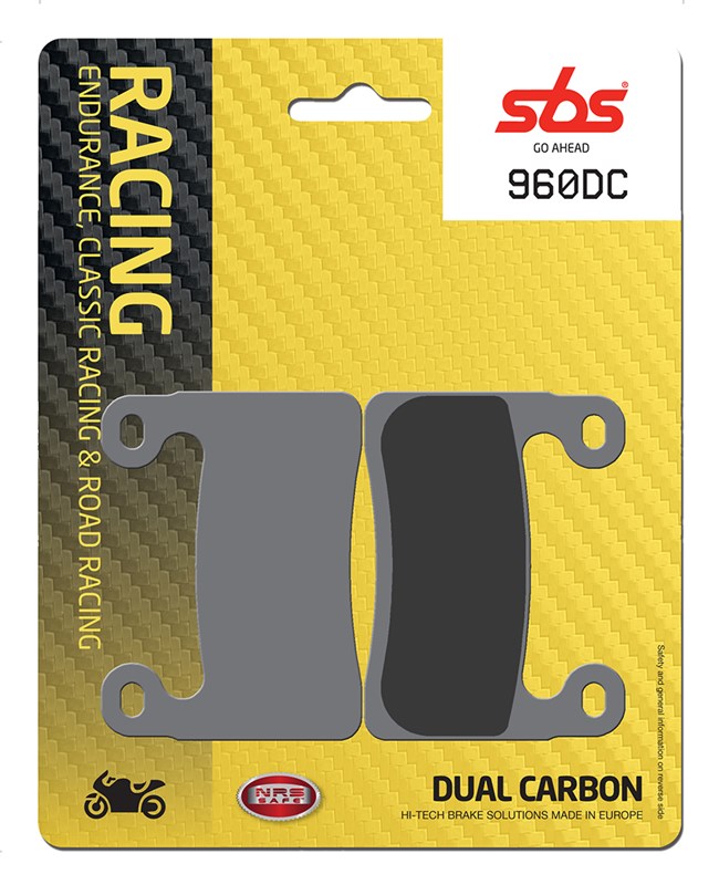 Sbs Jarrupalat Dual Carbon - Moottoripyörän jarrupalat - D280389 - 1