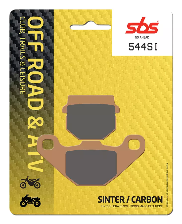 Sbs Jarrupalat Sintered Offroad - Moottoripyörän jarrupalat - D2509 - 1