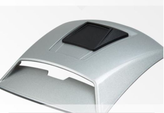 Schuberth C4 ventilation scoop, glossy silver - Muut varaosat - D343359 - 1