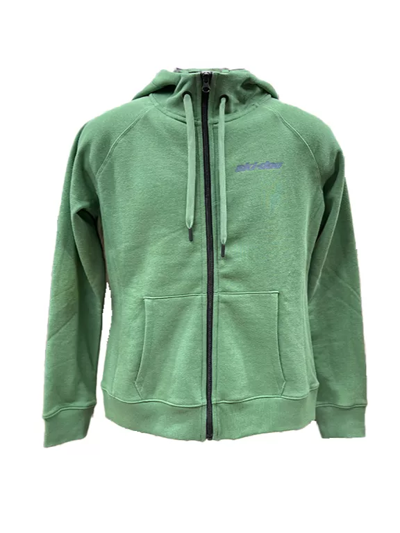 SIGNATURE ZIP-UP HOODIE LADIES ARMY GREEN - Ski-Doo Vapaa-aika - 132359 - 1