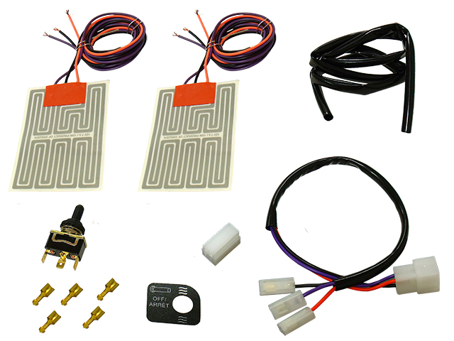 Sno-X Kahvanlämmitinsarja 7.5w Low/15w High/puoli - Moottorikelkan kädensijanlämmittimet - D66419 - 1